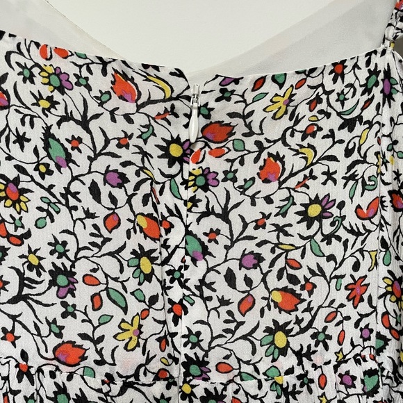 Club Monaco Yohara Floral Tiered Dress - Picture 9 of 12